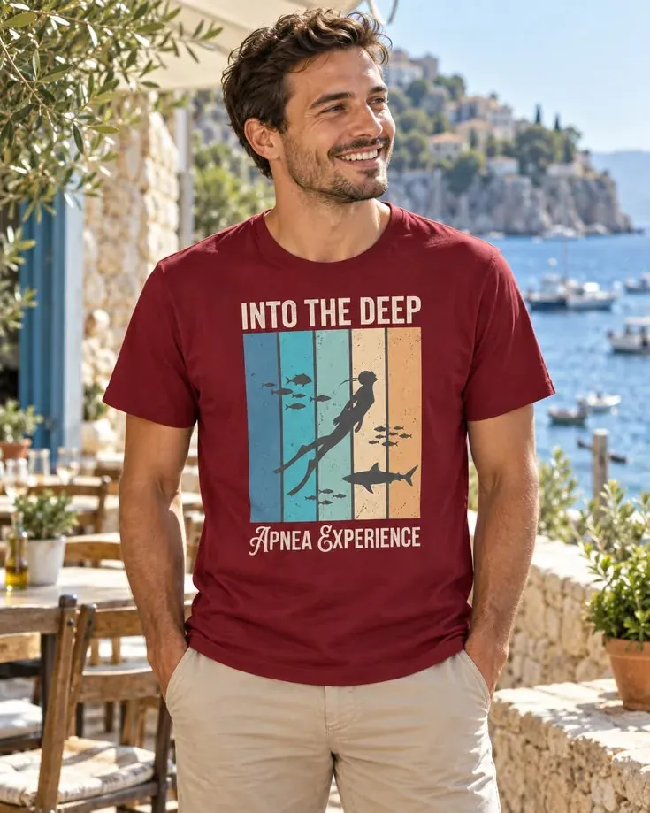 NAUTIVE Into the Deep Statement-Shirt